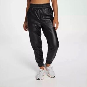 Faux leather Calia jogger